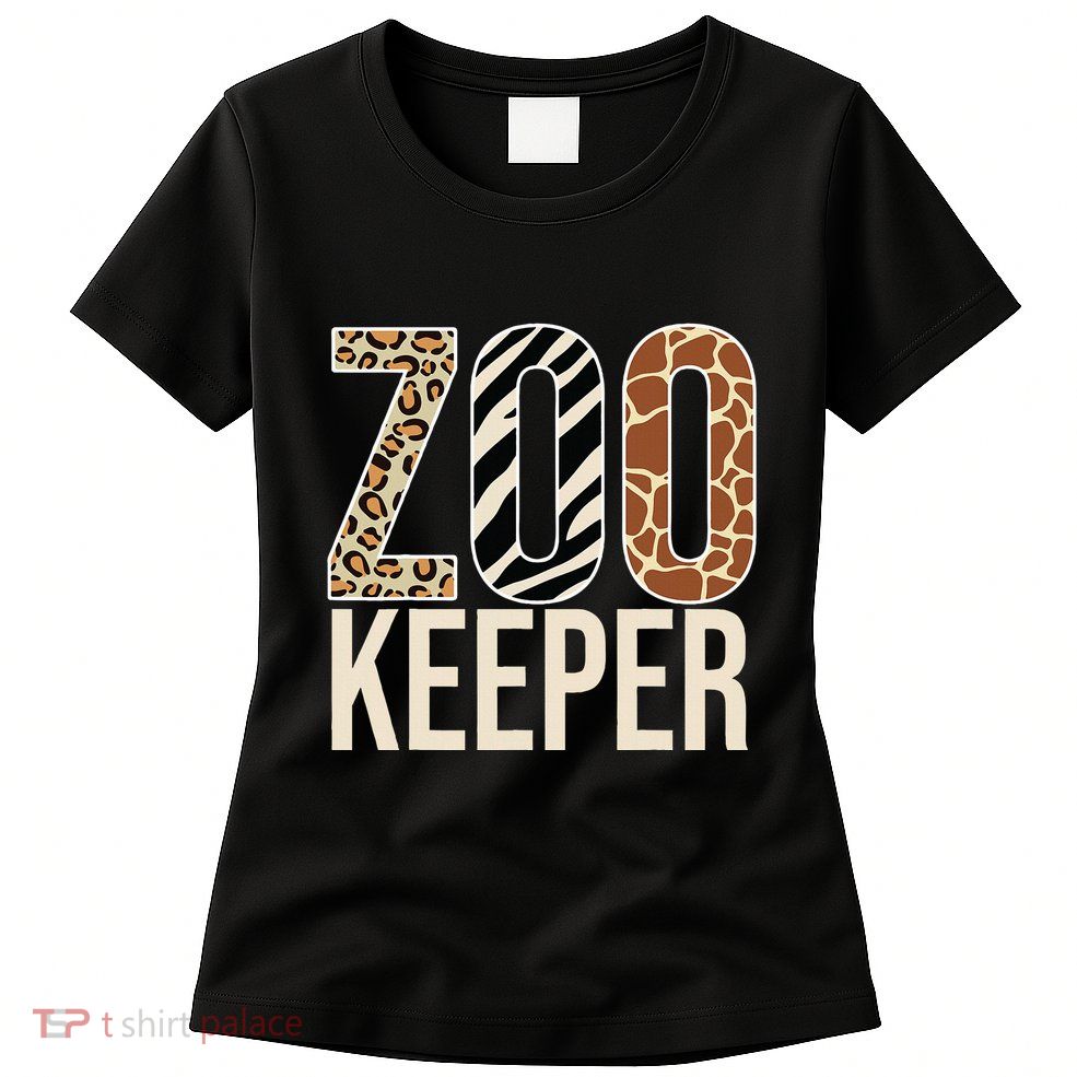 Zookeeper Animals Zoo Wildlife Lover Safari Savanna Costume Womens T-Shirt