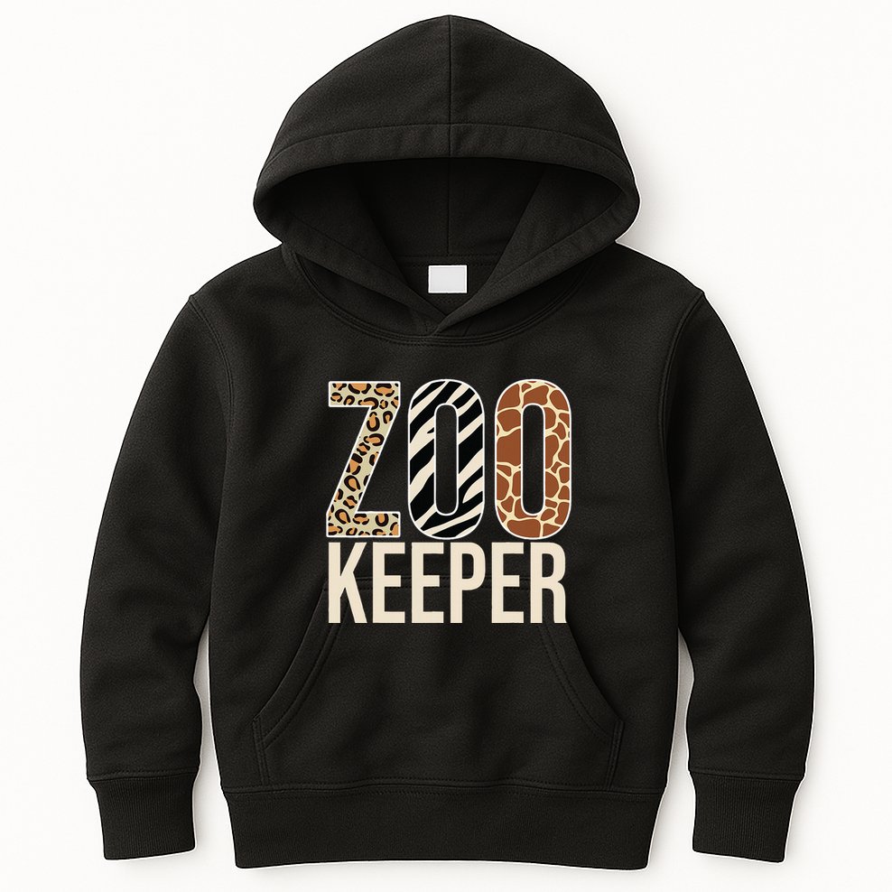 Zookeeper Animals Zoo Wildlife Lover Safari Savanna Costume Kids Hoodie