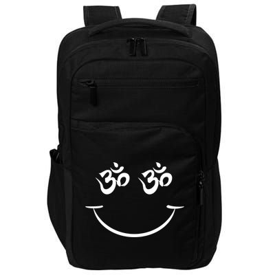 Zen Buddha Buddhist OM AUM Smiley Impact Tech Backpack