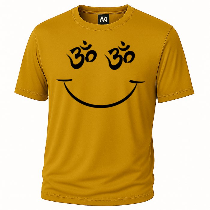 Zen Buddha Buddhist OM AUM Smiley Cooling Performance Crew T-Shirt