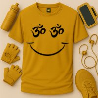 Zen Buddha Buddhist OM AUM Smiley Cooling Performance Crew T-Shirt