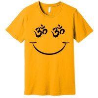 Zen Buddha Buddhist OM AUM Smiley Premium T-Shirt