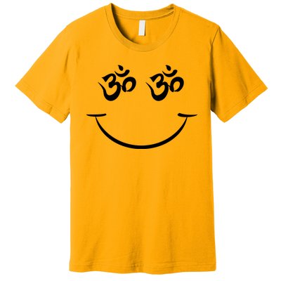 Zen Buddha Buddhist OM AUM Smiley Premium T-Shirt