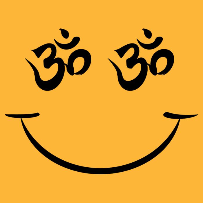Zen Buddha Buddhist OM AUM Smiley Premium T-Shirt