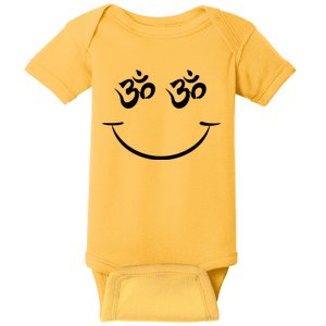 Zen Buddha Buddhist OM AUM Smiley Baby Bodysuit