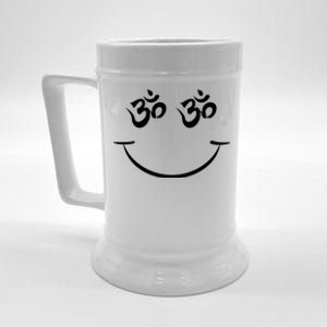 Zen Buddha Buddhist OM AUM Smiley Beer Stein