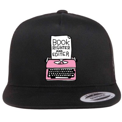 Zoe Bread Book Writer And Editor Flat Bill Trucker Hat