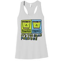 Zoe Bread Business Porridge Personal Porridge Its The Same Porridge Women's Racerback Tank