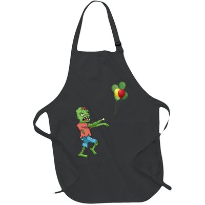 Zombie Birthday Balloon Funny Apron