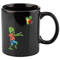Zombie Birthday Balloon Funny 11oz C Handle Ceramic Mug