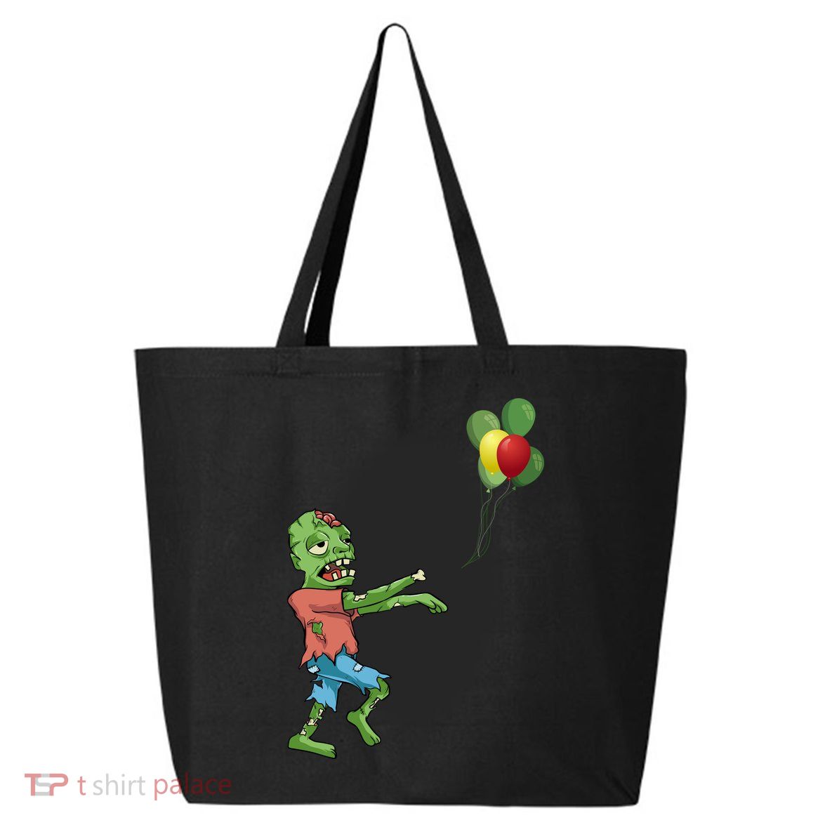 Zombie Birthday Balloon Funny 25L Jumbo Tote