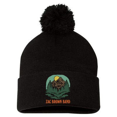 Zac Brown Band Mountain Logo Pom Pom 12in Knit Beanie