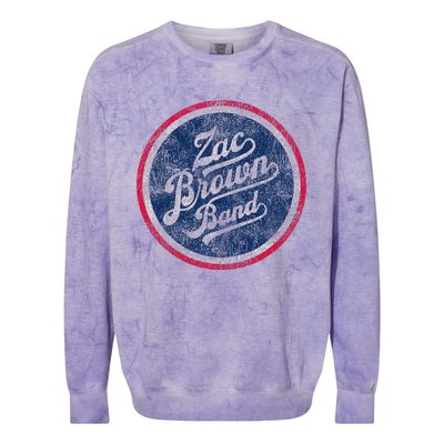 Zac Brown Band Bomber Logo Colorblast Crewneck Sweatshirt