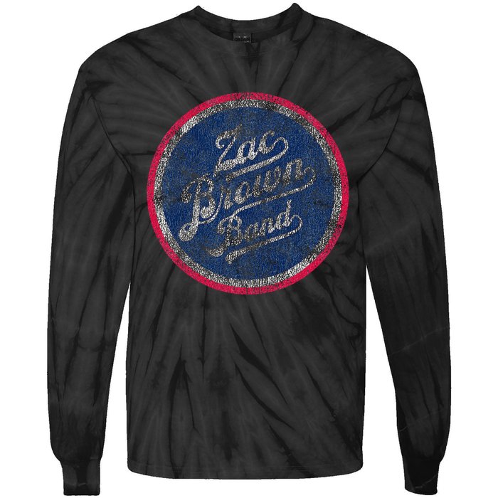 Zac Brown Band Bomber Logo Tie-Dye Long Sleeve Shirt