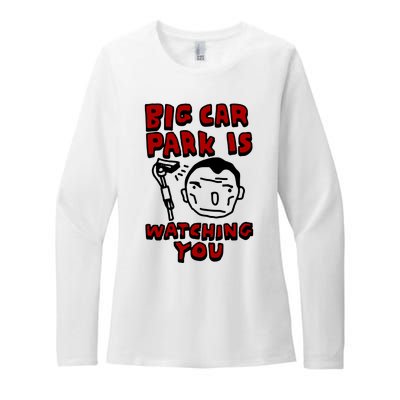 Zoebread Big Car Park Is Watching You Womens CVC Long Sleeve Shirt