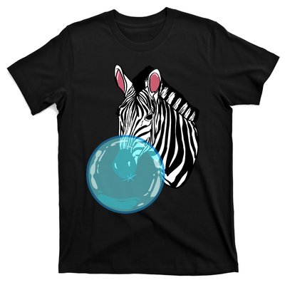 Zebra Bubblegum Funny Animal Chewing Gum Girl Gift T-Shirt