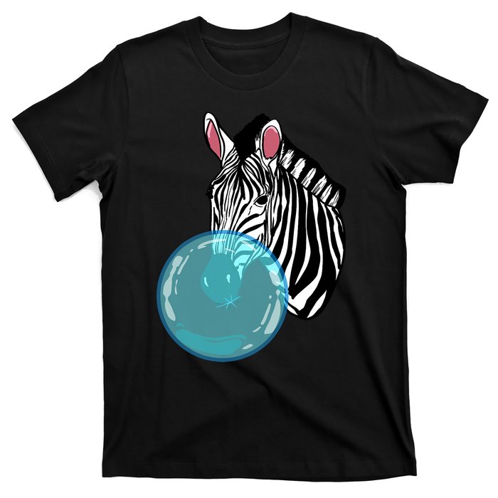 Zebra Bubblegum Funny Animal Chewing Gum Girl Gift T-Shirt