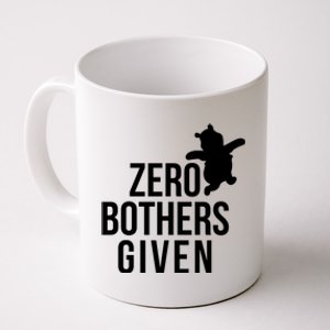 Zero Bothers Given Funny Zero Bothers Given Coffee Mug