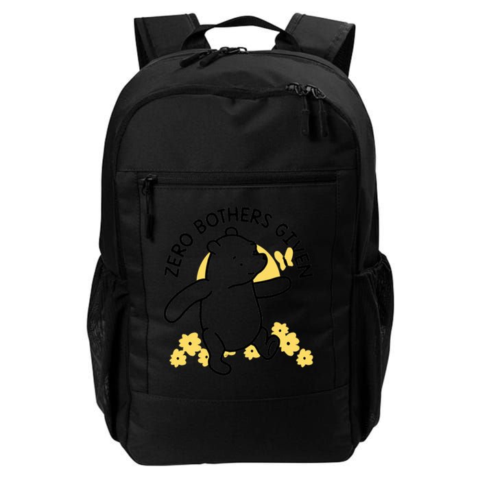 Zero Bothers Given Funny Zero Bothers Given Daily Commute Backpack