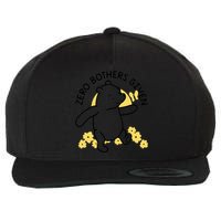 Zero Bothers Given Funny Zero Bothers Given Wool Snapback Cap