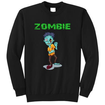 Zombie Boy Halloween Sweatshirt