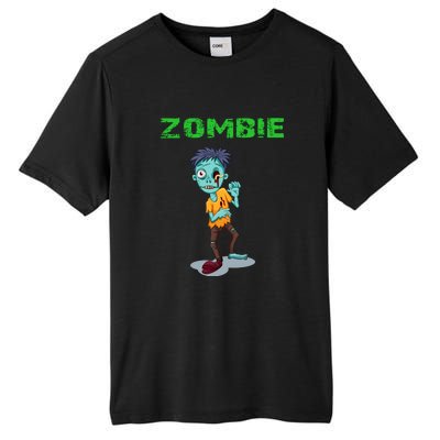 Zombie Boy Halloween Tall Fusion ChromaSoft Performance T-Shirt