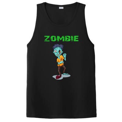 Zombie Boy Halloween PosiCharge Competitor Tank