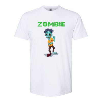 Zombie Boy Halloween Softstyle CVC T-Shirt