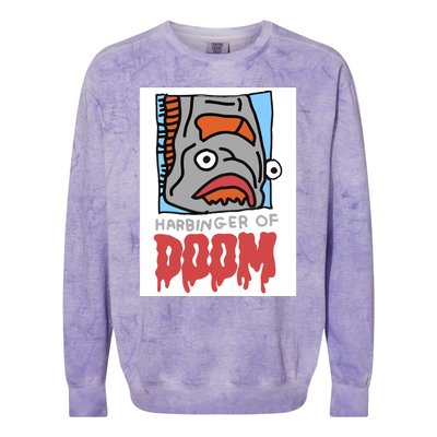 Zoe Bread Harbinger Of Doom Colorblast Crewneck Sweatshirt