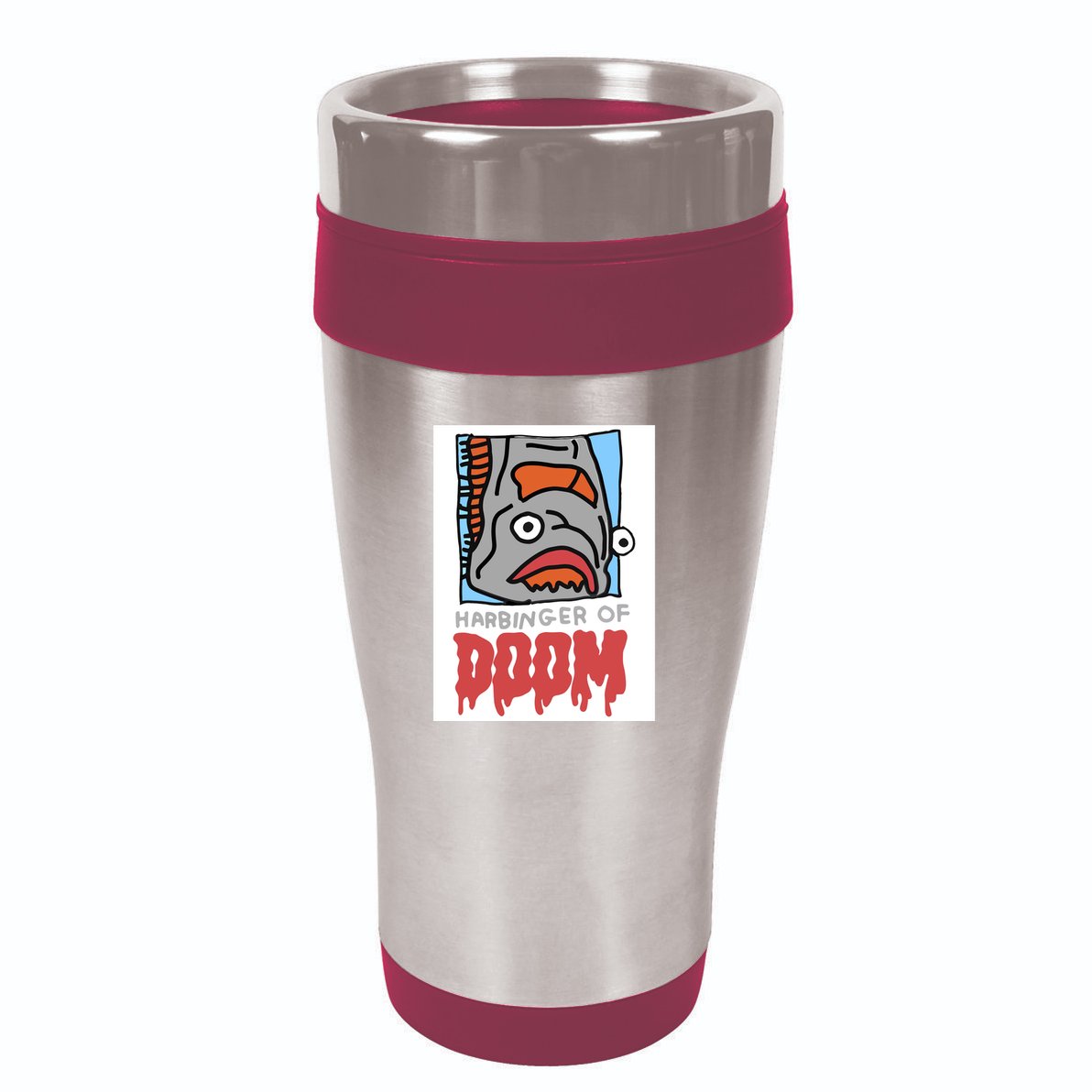Zoe Bread Harbinger Of Doom 16oz Travel Tumbler