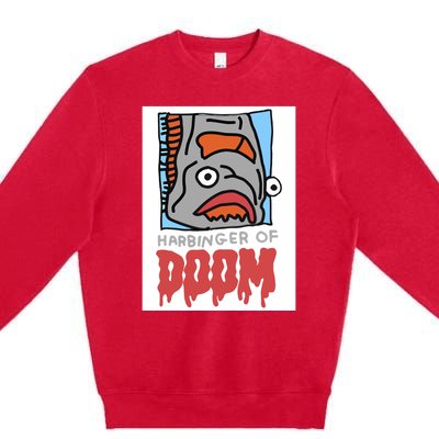 Zoe Bread Harbinger Of Doom Premium Crewneck Sweatshirt