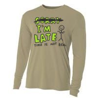 Zoe Bread IM Late Time Is Not Real Cooling Performance Long Sleeve Crew