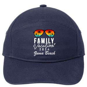 Zuma Beach Malibu California Family Vacation 2024 Great Gift 7-Panel Snapback Hat