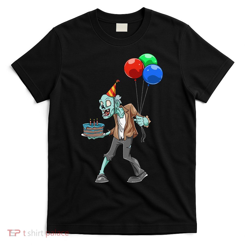 Zombie Birthday Party Zombie Party Halloween Birthday Party T-Shirt