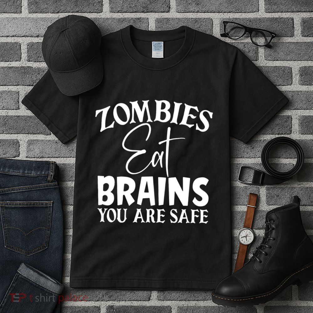 Zombies Brains Safe Tall T-Shirt