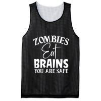 Zombies Brains Safe Mesh Reversible Basketball Jersey Tank