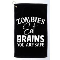 Zombies Brains Safe Golf Towel