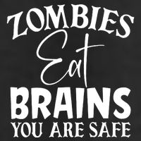 Zombies Brains Safe Golf Towel