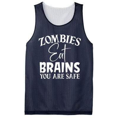 Zombies Brains Safe Mesh Reversible Basketball Jersey Tank