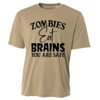 Zombies Brains Safe Cooling Performance Crew T-Shirt