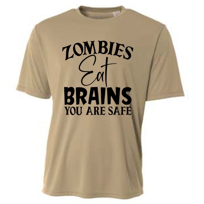 Zombies Brains Safe Cooling Performance Crew T-Shirt