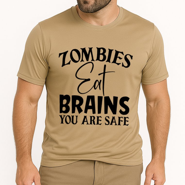 Zombies Brains Safe Performance Shirt