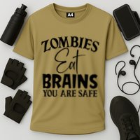 Zombies Brains Safe Performance Shirt