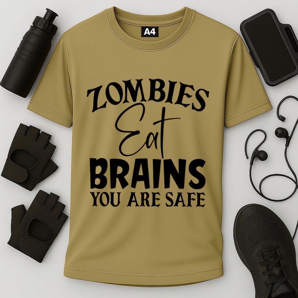 Zombies Brains Safe Performance Shirt
