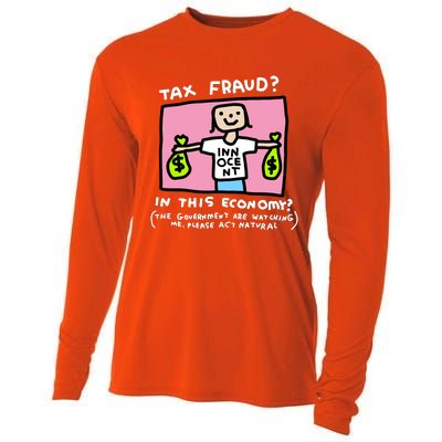 Zoe Bread Tax Fraud In This Economy Cooling Performance Long Sleeve Crew