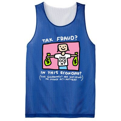 Zoe Bread Tax Fraud In This Economy Mesh Reversible Basketball Jersey Tank