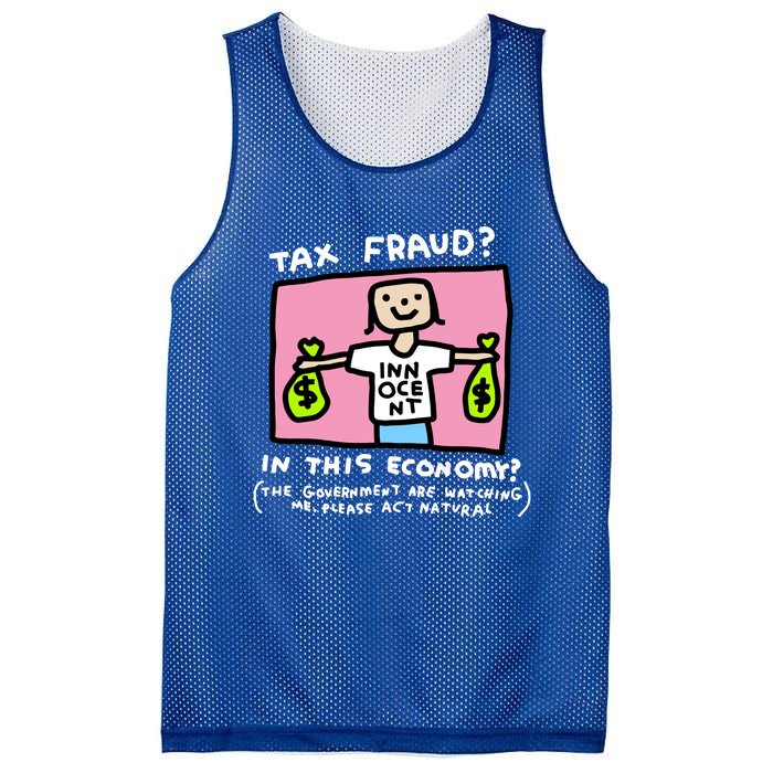 Zoe Bread Tax Fraud In This Economy Mesh Reversible Basketball Jersey Tank