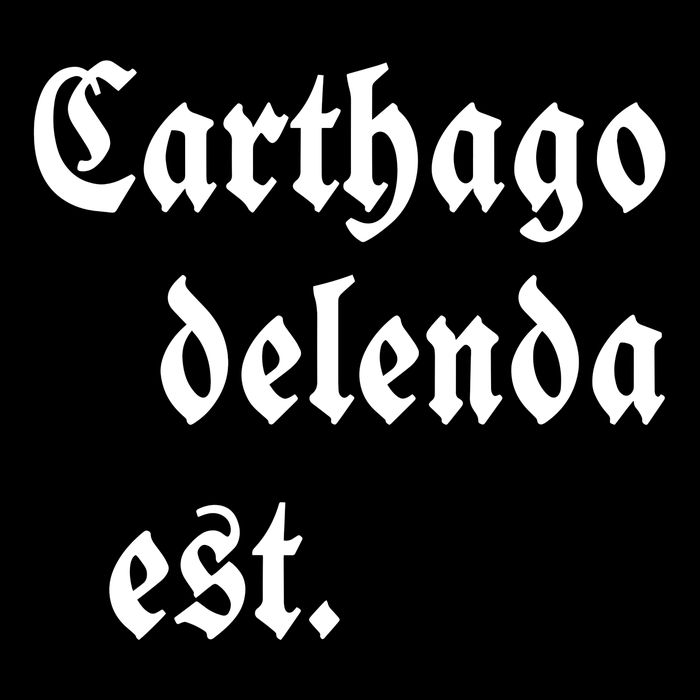 Zuck Bucks Wearing Carthago Delenda Est Drawstring Bag