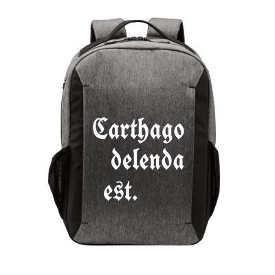 Zuck Bucks Wearing Carthago Delenda Est Vector Backpack