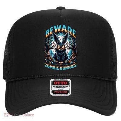 Zombie Bunnies High Crown Mesh Back Trucker Hat